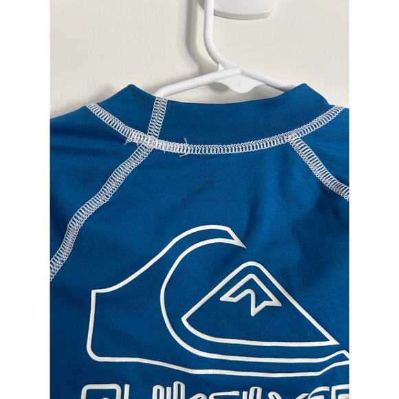 Quiksilver Toddler Boy 5T Long Sleeve Rash Guard Royal Blue - Picture 7 of 9